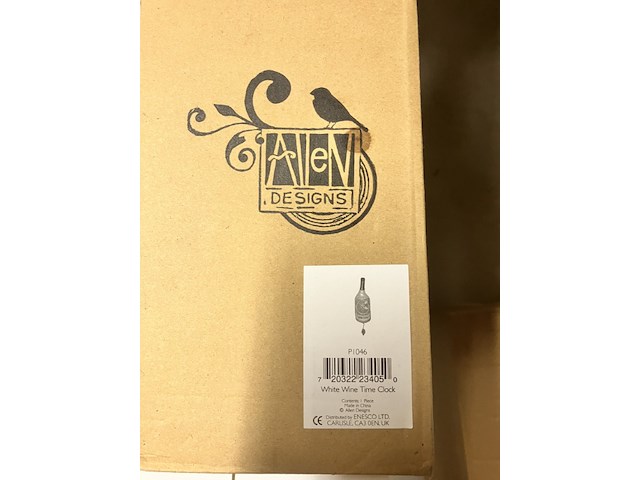 Klok wijnfles, werkt op batterijen, niet meegeleverd - afbeelding 4 van  7