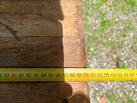 Kloostertafel massief eiken, ca 1950 - afbeelding 4 van  7