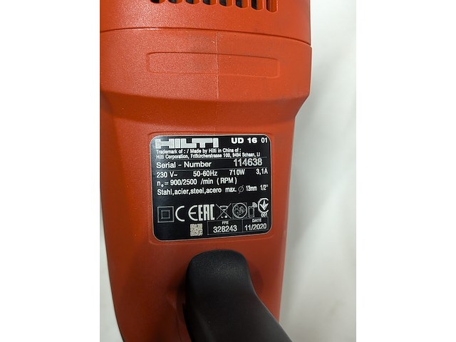 Klopboormachine - 230v - hilti hilti, ud 16, bouwjaar 2021 - afbeelding 9 van  10
