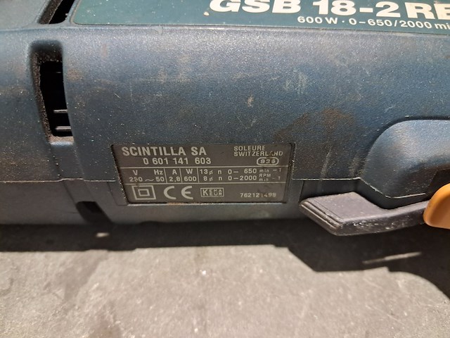 Klopboormachine, bosch, gsb 18-2 re - afbeelding 5 van  9