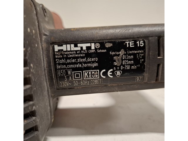 Klopboormachine, hilti, te 10 - afbeelding 5 van  5