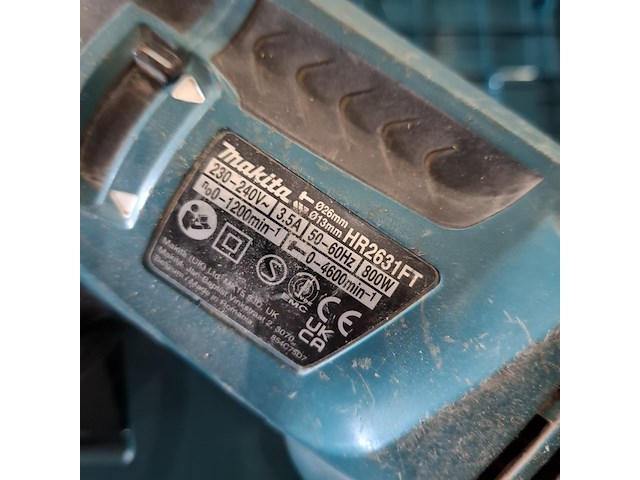 Klopboormachine, makita, hr2631ft, 2022 - afbeelding 3 van  6