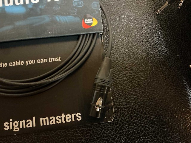 Klotz jack naar xlr kabel verschillende (16x) - afbeelding 3 van  3