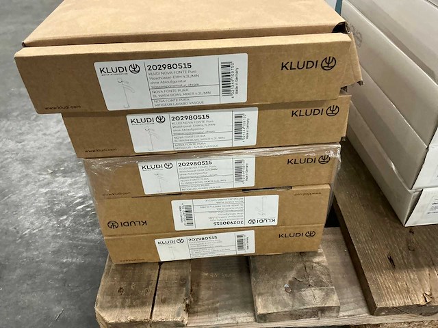 Kludi nova fonte wastafelkraan chroom (5x) - afbeelding 5 van  5