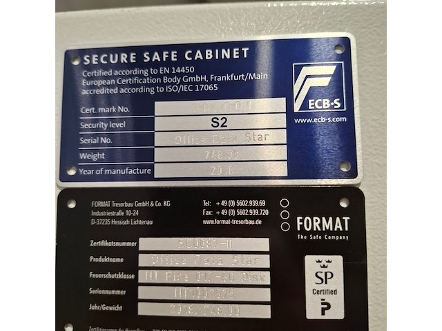 Kluis, mbsafety, office data star, 2018 - afbeelding 7 van  11