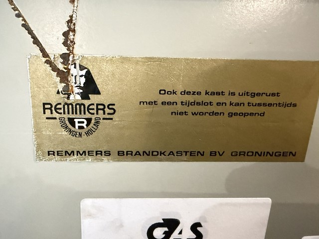 Kluis, remmers, grijs - afbeelding 4 van  4