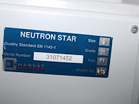 Kluis sharvat neutron star maat 5 gradatie 2. 209 kg. afmeting 60 x 51 x 120 cm. sleutel aanwezig. - afbeelding 3 van  3