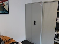 Kluiskast profiler met twee deuren, afm. 94 x 54 x 195 cm.
