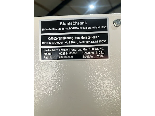 Kluiskast, stahlschrank, cremewit, 2004 - afbeelding 5 van  6