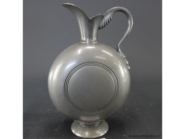 Kmd daalderop tiel (royal holland pewter) tinnen kan - afbeelding 2 van  5