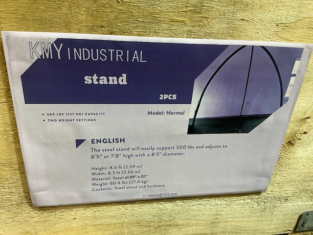 Kmy industrial stand hangmatsteun (10x) - afbeelding 4 van  9