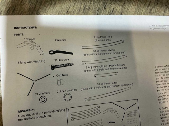 Kmy industrial stand hangmatsteun (10x) - afbeelding 6 van  9