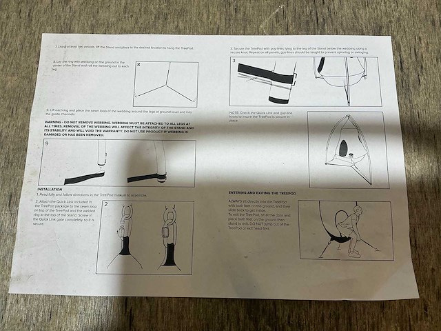 Kmy industrial stand hangmatsteun (10x) - afbeelding 9 van  9