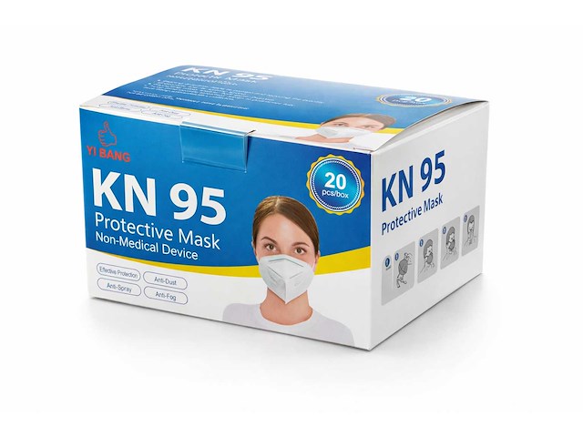 Kn95 stofkapje (1000x) - afbeelding 1 van  4