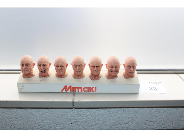 Knappe koppen reeks mimaki. lengte 30 cm. - afbeelding 1 van  2