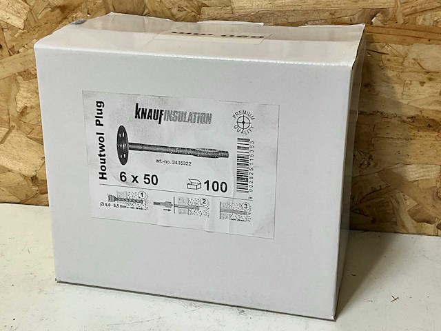 Knauf houtwol pluggen (800x) - afbeelding 2 van  5