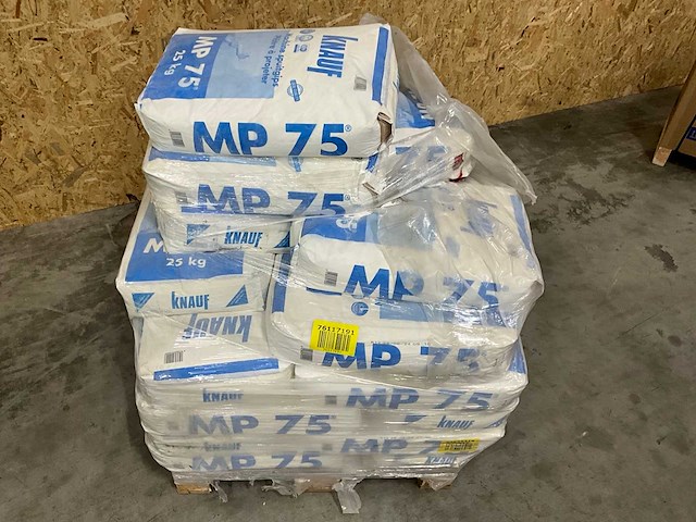 Knauf machinespuitgips mp75/25kg (30x) - afbeelding 4 van  5