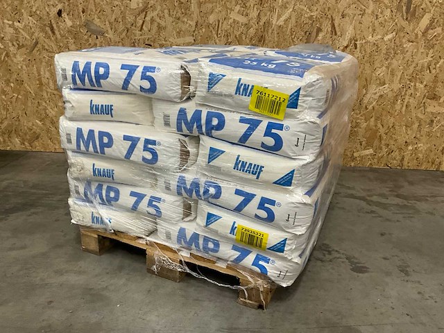 Knauf machinespuitgips mp75/25kg (30x) - afbeelding 2 van  4