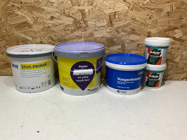 Knauf weber primer, pasta en vulmiddel (5x) - afbeelding 1 van  7