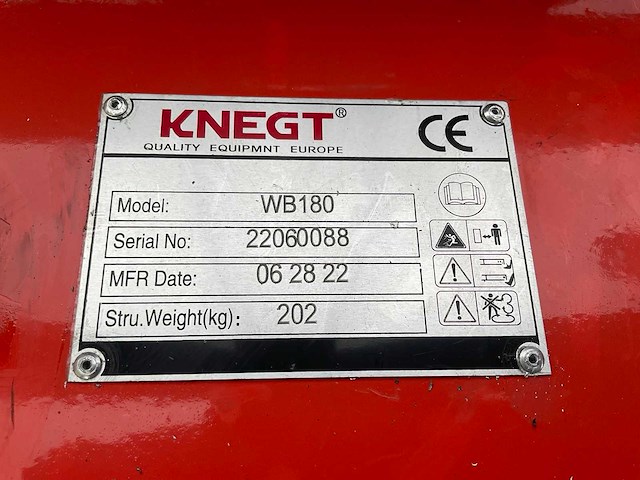 Knegt wb180 weilandbloter - afbeelding 7 van  7