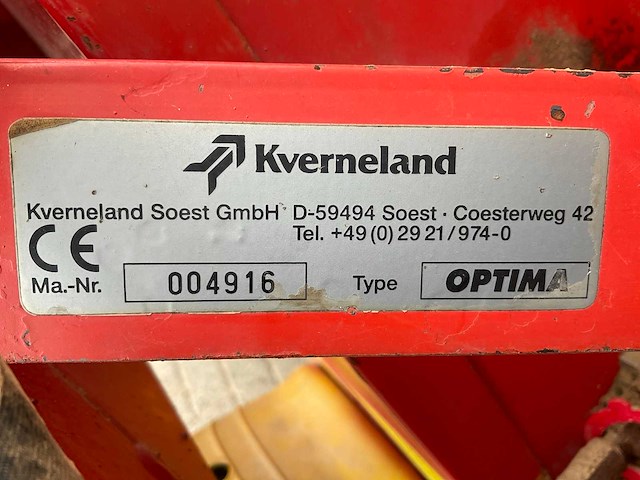 Knerveland optima 6-rijige zaaimachine - afbeelding 8 van  16