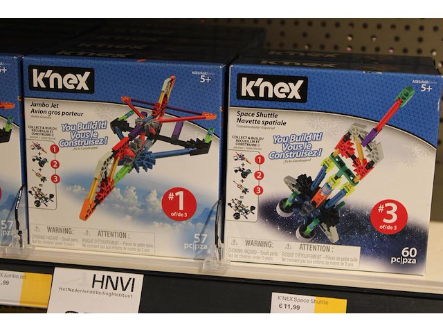 Knexx jumbo jet en spaceshuttle, 12 stuks. - afbeelding 2 van  2