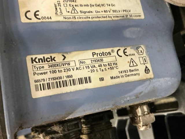 Knick protos 3400 procesanalysetransmitter (2x) - afbeelding 3 van  3