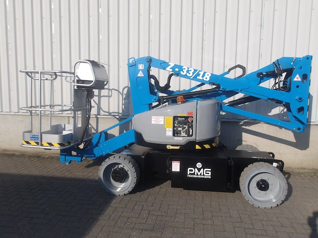 Kniktelescoophoogwerker genie z-33/18 12m elektrisch 2015 - afbeelding 1 van  1