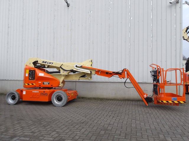 Kniktelescoophoogwerker jlg e400ajpn 14.16m elektrisch 2011 - afbeelding 1 van  1