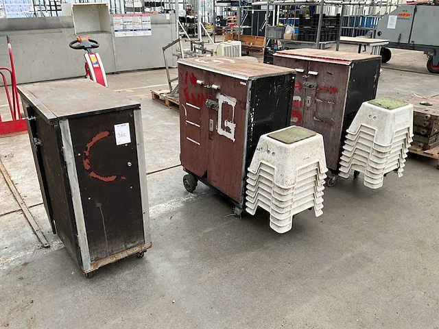 Knip- en bindwagen (3x) - afbeelding 1 van  5