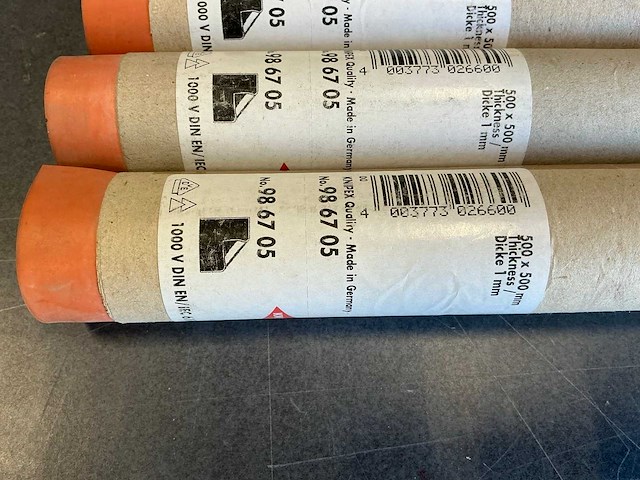 Knipex afdekdoeken van rubber (6x) - afbeelding 2 van  3