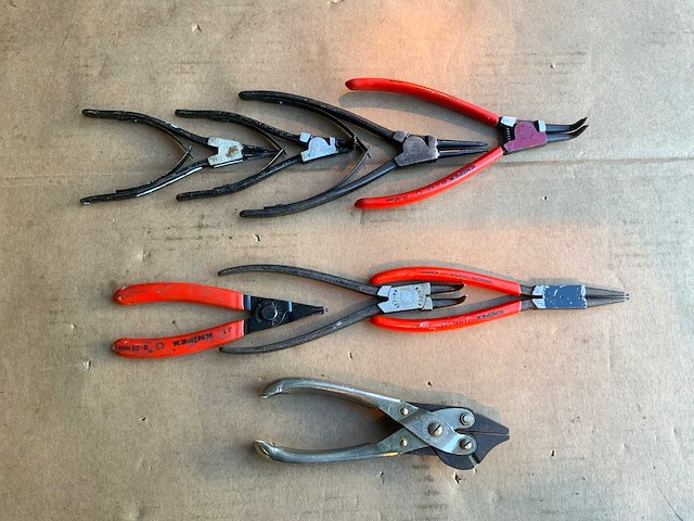 Knipex borgveertangentangen set - afbeelding 1 van  8