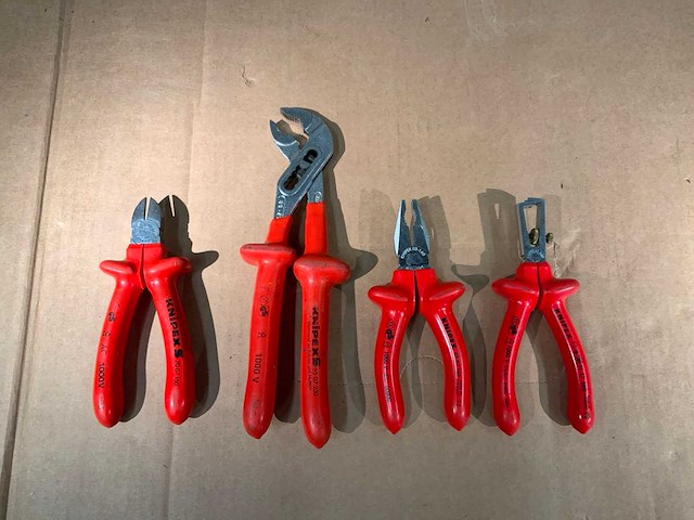 Knipex dubbel geïsoleerd tangen (4x) - afbeelding 1 van  4