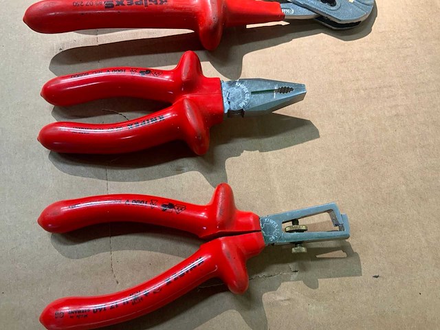 Knipex dubbel geïsoleerd tangen (4x) - afbeelding 3 van  4