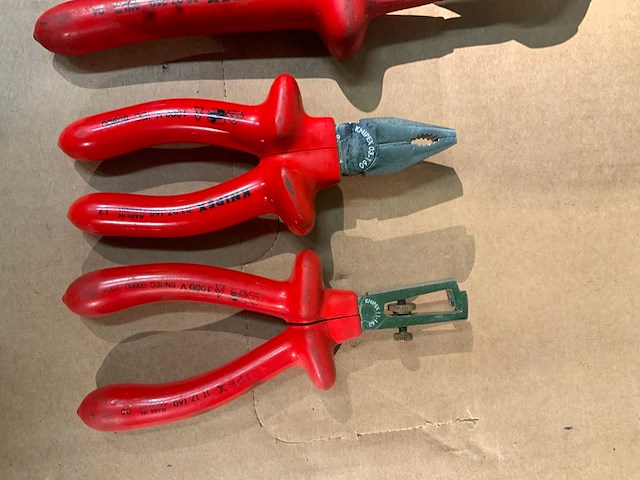 Knipex dubbel geïsoleerd tangen (4x) - afbeelding 3 van  4