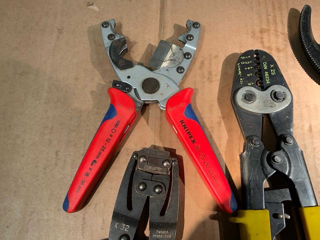 Knipex ,klauke ,egamaster tangen t.b.v elektra instalatie (5x) - afbeelding 2 van  7