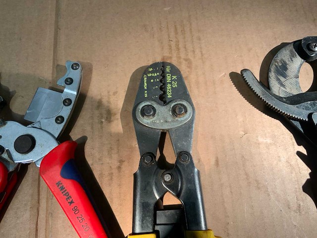 Knipex ,klauke ,egamaster tangen t.b.v elektra instalatie (5x) - afbeelding 3 van  7