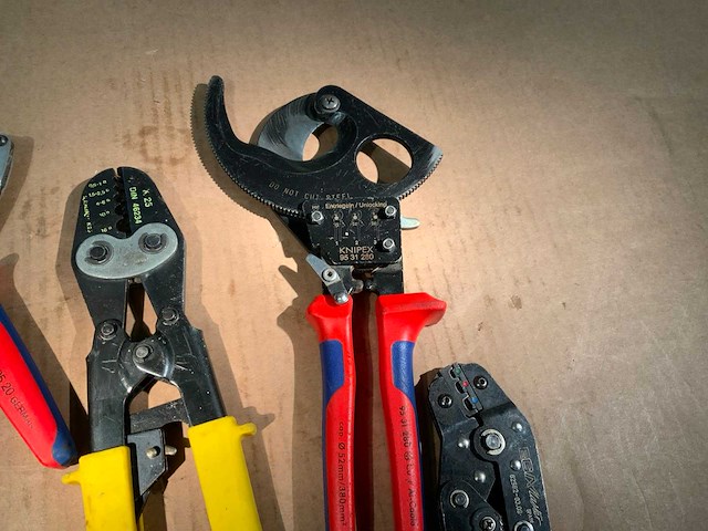 Knipex ,klauke ,egamaster tangen t.b.v elektra instalatie (5x) - afbeelding 2 van  6