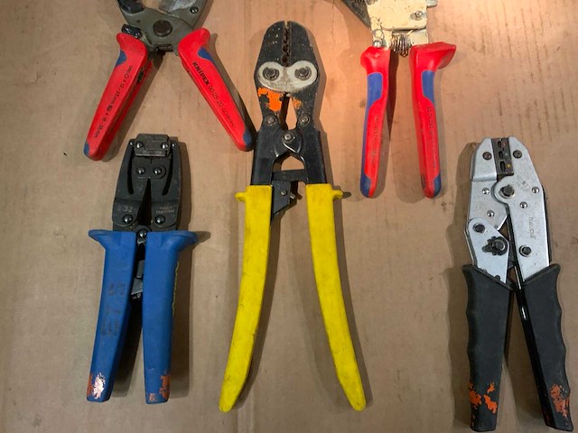 Knipex ,klauke ,haupa tangen t.b.v elektra instalatie (5x) - afbeelding 4 van  7