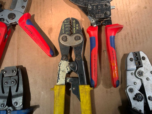 Knipex ,klauke ,haupa tangen t.b.v elektra instalatie (5x) - afbeelding 4 van  7
