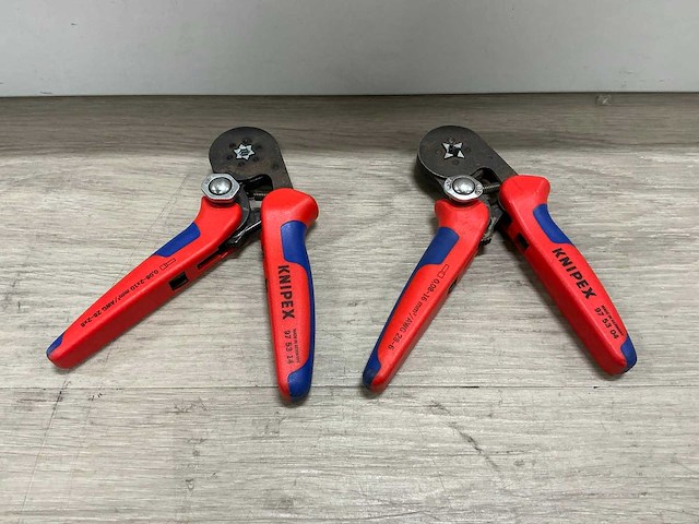 Knipex krimptang voor adereindhulzen (2x) - afbeelding 1 van  3
