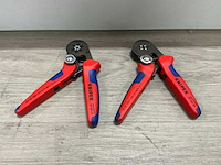 Knipex krimptang voor adereindhulzen (2x)