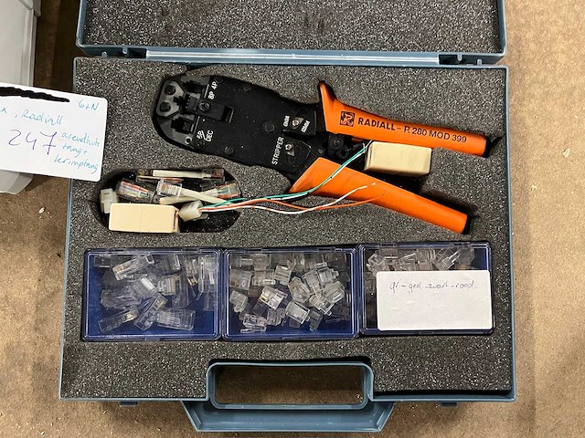 Knipex, radiall - krimptang met toebehoren in koffer (2x) - afbeelding 2 van  5