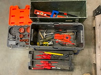 Knipex ,stanley ,bahco gereedschapskisten met inhoud (2x) - afbeelding 1 van  6