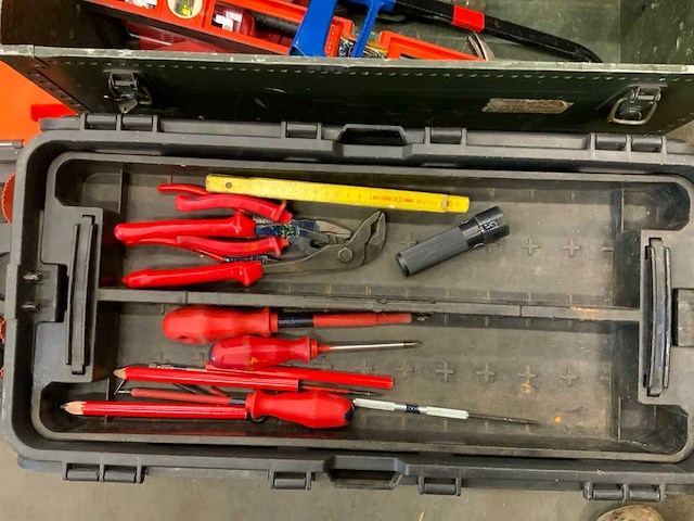 Knipex ,stanley ,bahco gereedschapskisten met inhoud (2x) - afbeelding 4 van  6