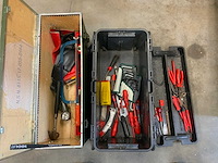Knipex ,stanley gereedschapskisten met inhoud (2x) - afbeelding 1 van  5