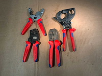 Knipex tangen t.b.v elektra instalatie (4x) - afbeelding 1 van  10
