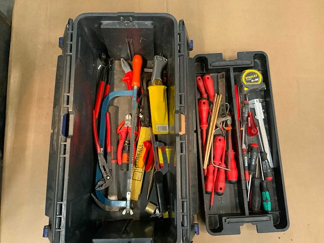 Knipex,felo,raaco gereedschapskoffer met inhoud - afbeelding 1 van  9