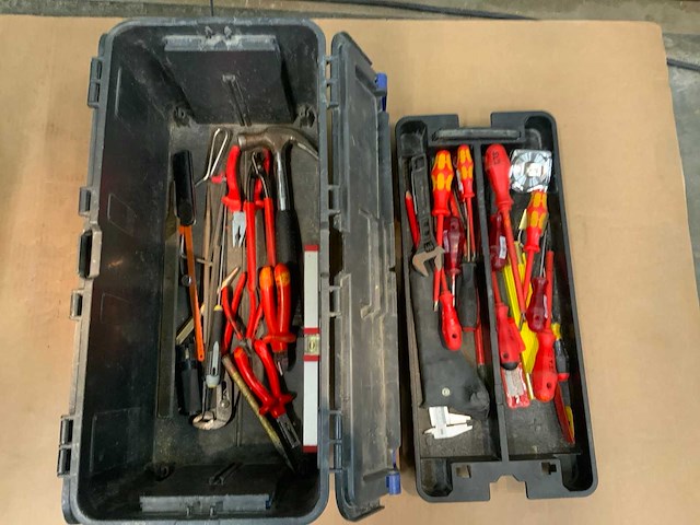 Knipex,felo,raaco gereedschapskoffer met inhoud - afbeelding 1 van  9