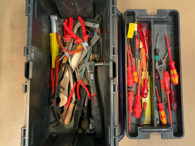 Knipex,felo,raaco gereedschapskoffer met inhoud - afbeelding 1 van  10